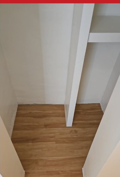 Closet flooring after