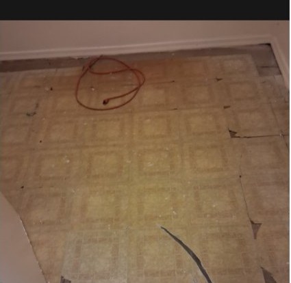 Room flooring before